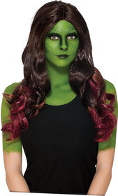 Rubie's RUB-34510-C Guardians of the Galaxy Vol 2 Gamora Adult Costume Wig