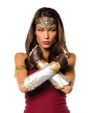 Rubie's RUB-34600-C Justice League Wonder Woman Adult Deluxe Costume Accessory Set