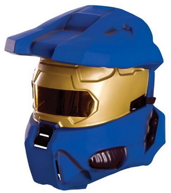 Rubie's Halo Blue Spartan Costume Half Mask Adult One Size