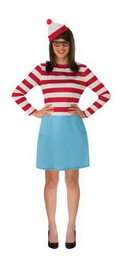 Rubie's Where's Waldo Wenda Adult Costume Small