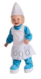 Smurfs Smurfette Costume Romper Dress Infant Toddler 12-18 Months