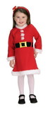 Rubies RUB-885319IF612-C Santa Girl Costume Infant 6-12 Mos