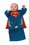 Superman Man Of Steel Bunting Costume Infant Newborn 0-9