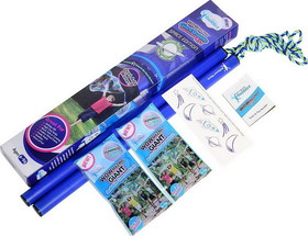 South Beach Bubbles SBB-106-C WOWmazing Space Giant Bubble Kit, Wand + 2 Packets Bubble Concentrate + 8 Stickers