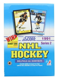 Score SCO-96721-C NHL 1991-92 Score Hockey Series 2 Bilingual Wax Box