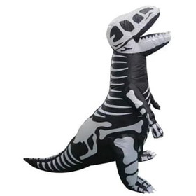 Studio Halloween SHI-21075-C Skeleton T-Rex Inflatable Adult Costume | Standard