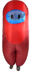 Studio Halloween SHI-21143-C Amongst Us Red Imposter Sus Crewmate Inflatable Child Costume | Standard