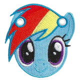 Shwings SHW-RD1001-C My Little Pony Shwings: Rainbow Dash (Face)