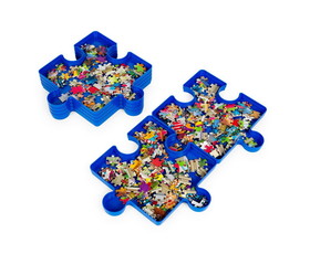 Shantou South Toys Factory SIL-FN000565-C Jigsaw Puzzle Stackable Sorting Trays | Set of 6