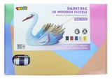 Shantou South Toys Factory SIL-SA059526-C 3D Wooden Painting Puzzle, Swan