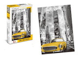 Collected Colors New York Taxi 1000 Piece Jigsaw Puzzle