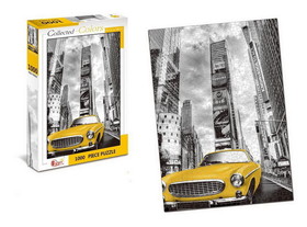 Collected Colors New York Taxi 1000 Piece Jigsaw Puzzle