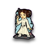 SalesOne International Star Wars Derek Laufman Collectors Series Princess Leia Enamel Exclusive Pin