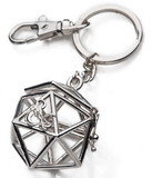 SalesOne SOI-DNDD20KC04-C Dungeons & Dragons Magnetic Cage Dice Holder Keychain