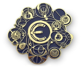 SalesOne SOI-ETRNLPRMPIN_PP-C Marvel Eternals Cosmic Symbols Limited Edition Premiere Pin | Toynk Exclusive