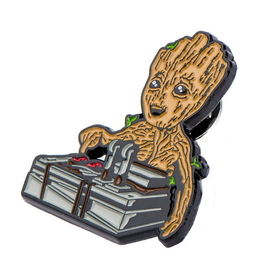 SalesOne International SOI-GROTPIN02-C Guardians of the Galaxy Baby Groot & Bomb Enamel Collector Pin, Toynk Exclusive
