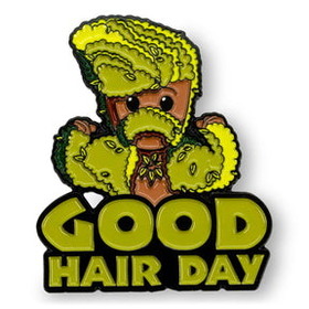 SalesOne SOI-GRTHAIRDAYPIN01-C Marvel Studios I Am Groot "Good Hair Day" Enamel Pin | Toynk Exclusive