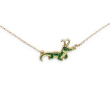 SalesOne SOI-LOKIGATORNK01-C Marvel Studios Loki Alligator Pendant Necklace with Gold Chain