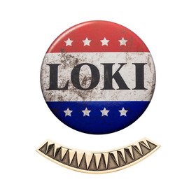 SalesOne SOI-LOKIPIN2SET01-C Marvel Loki Replica Campaign Pin and Tie Bar Collector Box Set