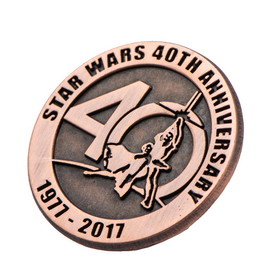 SalesOne SOI-SW40THPIN04-C Star Wars 40th Anniversary Collectible Gold Pin, SDCC '17 Exclusive