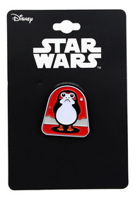 SalesOne International Star Wars: The Last Jedi Porg (Red Background) Enamel Collector Pin