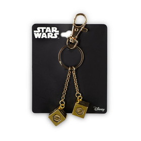 SalesOne International Star Wars Han Solo Gold Plated Dice Keychain