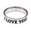 SalesOne SOI-SWHSPLFR04-11-C Star Wars I Love You/ I Know Stainless Steel Ring Size 11