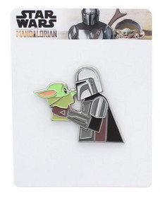 SalesOne SOI-SWMAN2PIN01-C Star Wars The Mandalorian And The Child Collectible Enamel Pin, Toynk Exclusive