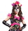 Seeing Red Day of The Dead Adult Costume Flower Headpiece