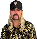 Seeing Red SRD-10194-C Tiger Trainer Hat w/ Attached Mullet Adult Costume Accessory | One Size