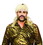 Seeing Red SRD-10195-C King Of Tigers Cosplay Wig, Blonde Mullet Wig And False Mustache Costume Set