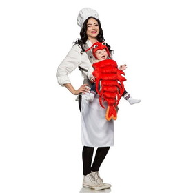Seeing Red Master Chef and Maine Lobster Mommy & Me Costume