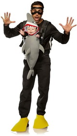 Seeing Red SRD-30117-C Diver & Shark Adult & Infant Carrier Costume | One Size