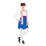 Seeing Red English Nanny Poppins Adult Costume