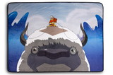Surreal Entertainment SRE-CFB-LAB-ARIDE-C Avatar: The Last Airbender Aang and Appa Fleece Throw Blanket, 45 x 60 Inches