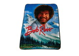 Surreal Entertainment SRE-CFB-ROSS-FLTH-C Bob Ross Design Soft And Cozy Throw Size Fleece Plush Blanket, 45 X 60 Inches