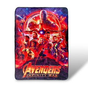 Surreal Entertainment Avengers Infinity War Fleece Blanket - Licensed Marvel Merchandise