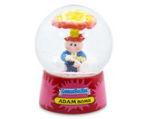 Surreal Entertainment SRE-GLB-GPK-ADMB-C Garbage Pail Kids Adam Bomb Collectible Snow Globe | 4 Inches Tall