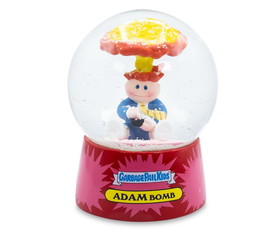Surreal Entertainment SRE-GLB-GPK-ADMB-C Garbage Pail Kids Adam Bomb Collectible Snow Globe | 4 Inches Tall