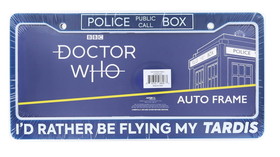 Surreal Entertainment SRE-LC-DRWH-PLCBX-C Doctor Who TARDIS License Plate Frame For Cars