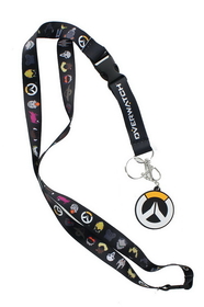 Surreal Entertainment SRE-LYD-OW-PLAY-C Overwatch Icons Lanyard