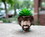 Surreal Entertainment SRE-PLNT-ROSS-BOB-C Bob Ross Mini Ceramic Planter with Artificial Succulent Plant