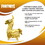 Sunrise Identity SRI-SI1291-C Fortnite Gold Loot Llama Figural Holiday Tree Topper Decoration