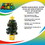 Sunrise Identity SRI-SI1429-C Super Mario Bros. Super Star LED USB-Powered Light-Up Desktop Holiday Tree