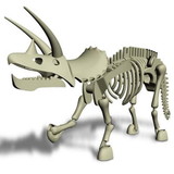 Saizon STK-56R-C Stikfas Triceratops Dinosaur