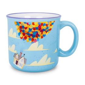 Silver Buffalo SVB-04707-C Disney Pixar UP "Adventure Is Out There" Ceramic Camper Mug | Holds 20 Ounces
