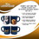 Silver Buffalo SVB-66701-C Disney Lady and the Tramp Starry Sky 20-Ounce Ceramic Mugs | Set of 2