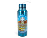 Silver Buffalo SVB-AVA5279S-C Avatar: The Last Airbender Aang Stainless Steel Water Bottle | Holds 27 Ounces