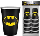 Silver Buffalo SVB-BN11217C-C DC Comics Batman Logo 2oz Disposable Plastic Mini Cups 20 Pack