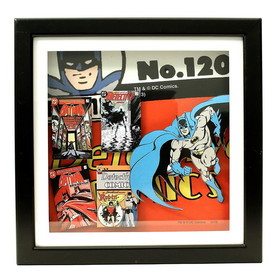 Silver Buffalo Batman #120 14 x 14 Inch Wood Shadow Box Wall Art